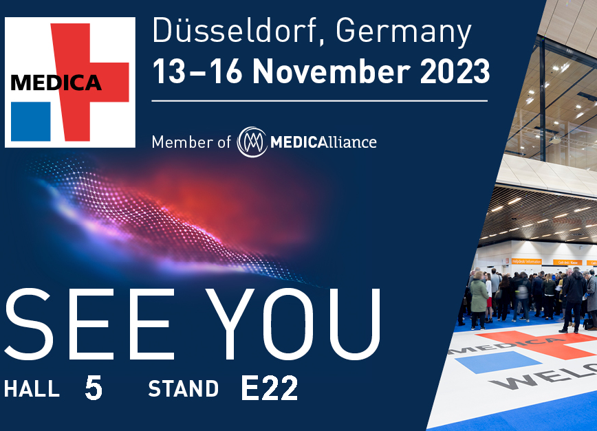 Exten SA is thrilled to announce our participation in MEDICA 2023, the world’s leading international trade fair taking place in Düsseldorf, Germany, from November 13th to 16th, 2023.